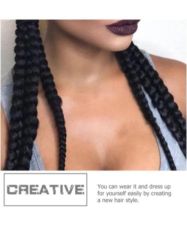 COHEALI Braid Fake Ponytail for Women Synthetic Ponytail Hairpieces Women Ponytail Extension Black Girl Wigs Ponytail Extension for Women Decorate Women's High Temperature Wire Matte - Buy Online on GoSupps.com