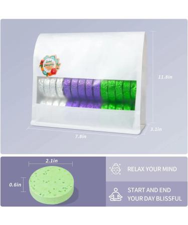 Shower Steamers Gift Set - Lavender Verbena Eucalyptus Aromatic Bombs - 45 Individually Wrapped Tablets for Mother's Day & Anniversaries - Buy Online on GoSupps.com