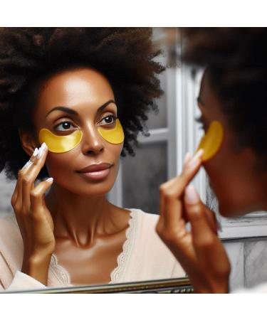 Luxurious Puffiness-Reducing Eye Patches - Rejuvenating Formula for Tired Eyes | Ideal Mom Gift Set | 20 Count - Buy Online on GoSupps.com