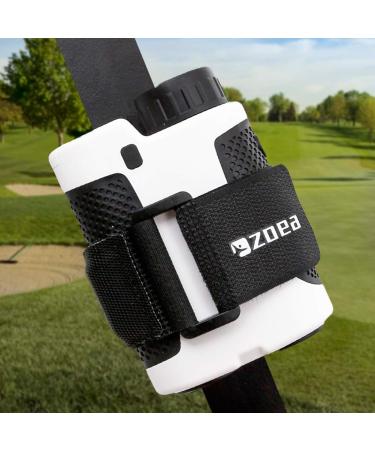 ZOEA Magnetic Rangefinder Mount Strap for Golf Cart Railing Adjustable Rangefinder MountHolderStrapBand with Strong Magnet Securely Attach to Most RailBarFrame of Golf Cart 1.5 Inches