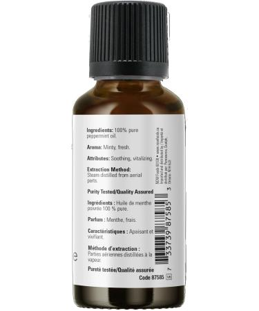 Now Peppermint Oil Liquid 30ml and Now Foods Eucalyptus Essential Oil 30ml - Buy Online on GoSupps.com