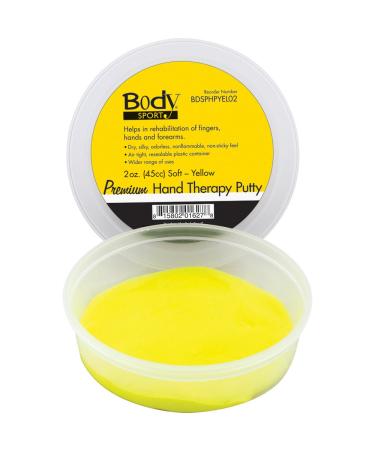 BodyMed Premium Hand Therapy Putty 6oz Yellow Soft