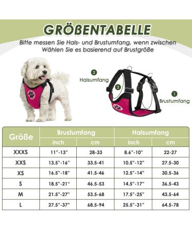 Slowton Dog Harness with Safety Belt for Car - Breathable Light Pink Dog Seat Belt - Includes 2 Carabin Hooks for Secure Attachment (Size L) - Buy Online on GoSupps.com