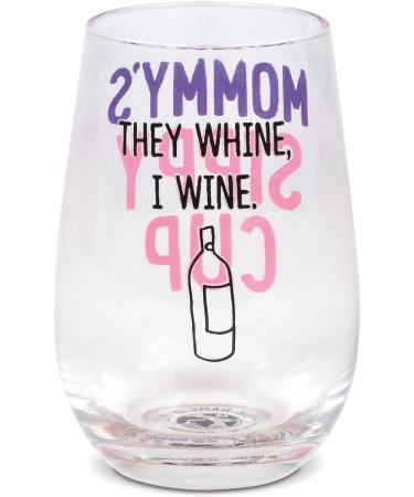 Enesco Our Name is Mud Mommy's Sippy Cup Stemless Wine Glass - 16oz Clear - Buy Online on GoSupps.com