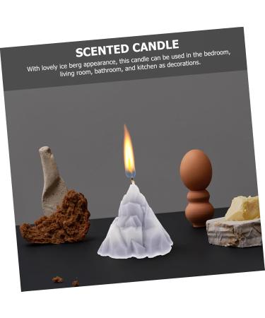 FRCOLOR 2pcs Mountain Shape Scented Candles | Decorative Aromatic Mini Candles for Home Decor - Buy Online on GoSupps.com
