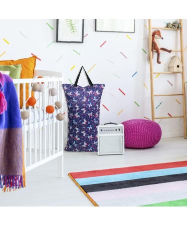 Buy Mhwan Wetbags for Kindergarten | Waterproof Double-Zone Lock Pocket | Washable & Reusable Baby Diaper Fitness & Beach Bag (Butterfly) - 40x70cm - Buy Online on GoSupps.com