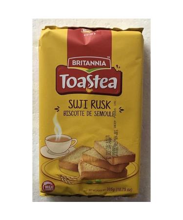 BRITANNIA Sooji Toast 305 g Wheat Rusk 12.3 Ounce (Pack of 1)