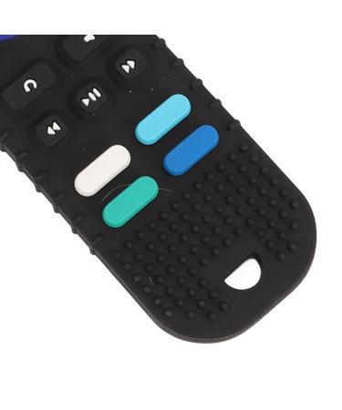 Two-Pack Silicone Baby Bite Toys - TV Remote Control & Sensory Rings for Hand-Eye Coordination - Colorful & Safe for Babies 6 Months+ - Buy Online on GoSupps.com