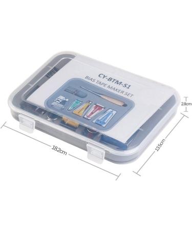 Exsart Fabric Bias Tape Makers Kit Set 6mm/12mm/18mm/25mm Single/Double Fold Bias Tape Maker Set for DIY Sewing - Buy Online on GoSupps.com