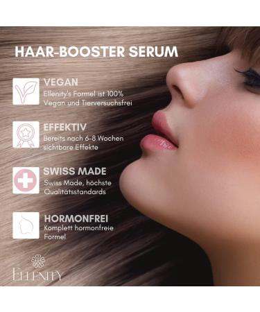  Ellenity Luxury Hair Booster Set Visibly More Growth & Less Hair Loss Made in Switzerland | Vegan | Hormone Free | 50ml Hair Growth Booster Scalp Massage Brush Quick Dry Turban - Buy Online on GoSupps.com