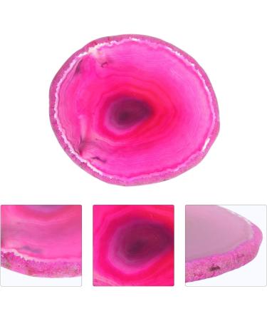 FRCOLOR 1 Piece Natural Agate Mixing Plate Durable Manicure Palette For Color Mixing Nail Art For Lipstick Pigments Elegant Storage Solution For Women - Buy Online on GoSupps.com