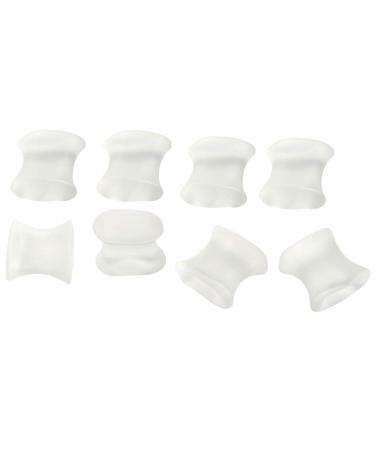 Iconikal Gel Orthotic Toe Spreader Spacer Separator Corrector Straightener Medium 8-Pack