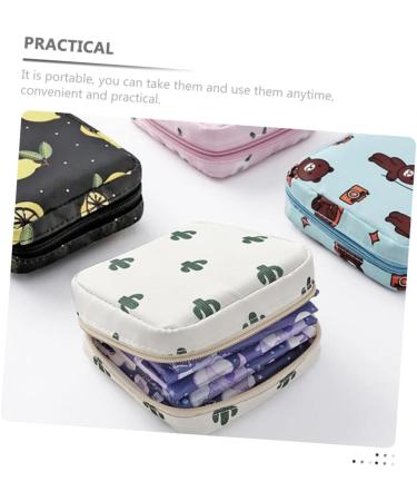 Lurrose 16 pc Storage Bag - Women's Bandages & Period Pockets for Teens - Oxford Fabric Hygiene Bags for Travel - Buy Online on GoSupps.com