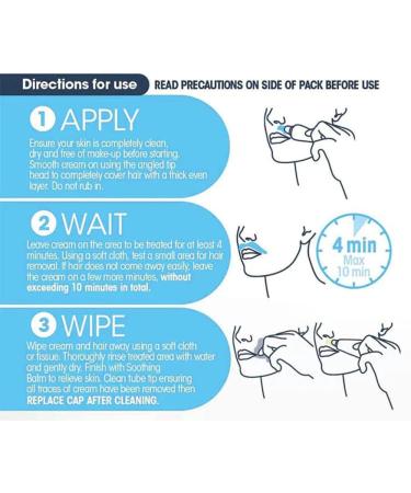 Laluerck Lip Care Fuzz Removal Cream Painless gentle premium hair removal cream for the sensitive skin of the face - Buy Online on GoSupps.com