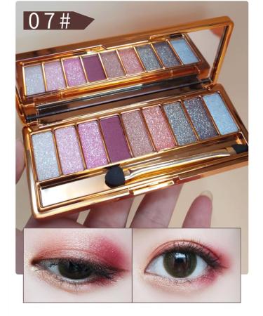 Buy 9 Color Glitter Power Eyeshadow Palette - Highly Pigmented Long Lasting Waterproof Shimmer Set #7 for International Shipping - Buy Online on GoSupps.com
