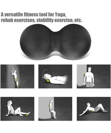 Kelepu Massage Ball | High-Density EPP Yoga Foam Tool for Muscle Relaxation | Soft Foam Stress Relief (Black 24x12cm) - Shop Now! - Buy Online on GoSupps.com