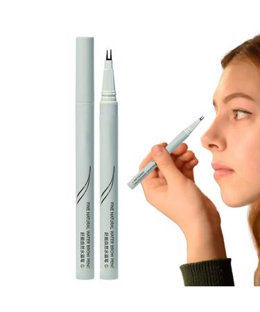 Waterproof Liquid Eyeliner | Double Tip Quick Dry Waterproof Eyeliner | Smudge Proof Liquid Eyeliner Smooth Quick Dry Long Lasting Longwearing Eye Pencil Easily to Create Any Look