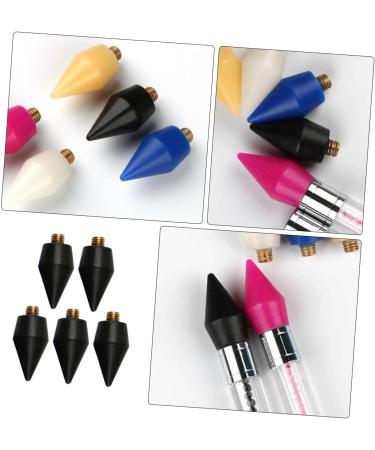 POPETPOP 5pcs Tools Rhinestone Applicator Rhinestone Picker Refills Nail Rhinestone Picker Gem Picker Tool Diamond Art Pen Tip Diamond Art Pen Refill Wax Rhinestones Accessories 2.85X1.50X1.50CM Black - Buy Online on GoSupps.com