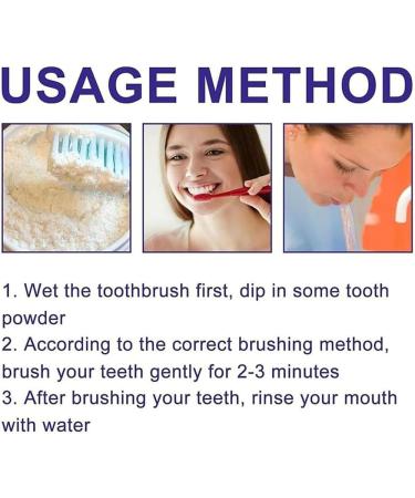 Aiposhiy Teeth Whitening Powder Probiotic Tooth Powder Tooth Cleaning Powder Deeply Cleans Stains and Dirt and freshens Breath. (3pcs) - Buy Online on GoSupps.com