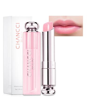Lip Balm Lip Care for Dry Cracked Lips Deeply Hydrating Moisturising Nourishing Temperature Color Change Lip Gloss Lip Repair Gifts for Teenage Girls(Strawberry)
