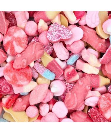 Pink Sweets Mix 225g Sweet Pouch