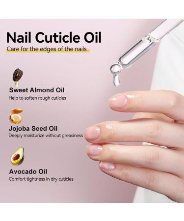  Ceprznvey Cuticle Nail Oil Hydrating Fingernail Care Nourishing & Repairing Formula Moisturizing & Strengthening Travel & Home Use 15ml Clear Single Bottle - Buy Online on GoSupps.com