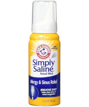 Simply Saline Adult Nasal Mist for Allergy and Sinus 1.5 Ounce