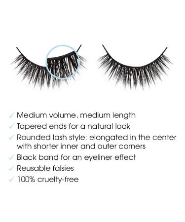 Ardell Aqua False Strip Lashes 340 - Water Activated Reusable Faux Lashes (4 Pack) - Buy Online on GoSupps.com