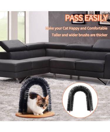 AikoPets Cat Arch Self Groomer with Cat Scratch Pad and Catnip - Interactive Grooming and Play Toy for Cats - Buy Online on GoSupps.com