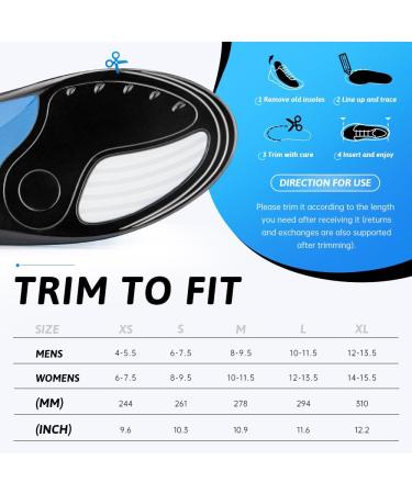 VALSOLE Arch Support Insoles for Plantar Fasciitis | Heavy Duty Pain Relief for Flat Feet | Comfort for Men & Women | Perfect for Work Boots & All-Day Standing - Buy Online on GoSupps.com