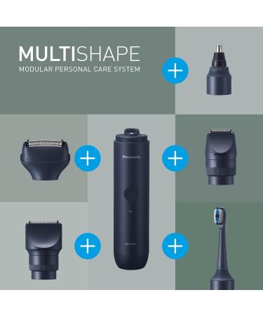 Panasonic Multishape Modular Personal Care System | 5-in-1 Trimmer & Grooming Kit | Beard Hair Body Toothbrush & Nose Trimmer | International Shipping - Buy Online on GoSupps.com