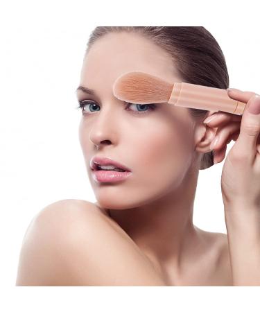 3 Sets Retractable Makeup Brushes - Betterjonny 4 in 1 Portable Travel Lip & Eye Makeup Brush Set (Pink Black White) - Perfect for On-the-Go Glam - Buy Online on GoSupps.com