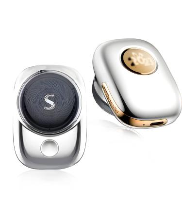 Storm Shaver Electric Razor for Men Mini-Shave Portable Electric Shaver 2023 Upgrade Pocket Size Shaver Wet and Dry Mens Shaver USB Rechargeable (Black)