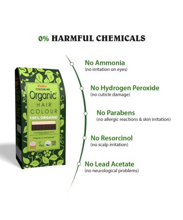 Radico Colour Me Organic Dark Brown - Natural Hair Dye for International Shipping - Buy Online on GoSupps.com