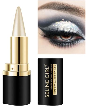 Cream Eyeliner - Cream Eyeliner Tool Smudge Proof | Longwear Eyeliner Gel Stick Makeup Eye-Liners Cream Eyeliner Tool Smudge Proof Eyeliner Pencil Frifer - Buy Online on GoSupps.com