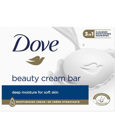 Dove Orginal Beauty Cream Bar 3 in 1 Cleanses Moisturises and Nourishes Sulphate-Free Bath Soap for Soft and Smooth Skin Suitable for Daily Use 4x90g 22.5 g (Pack of 4) - Buy Online on GoSupps.com