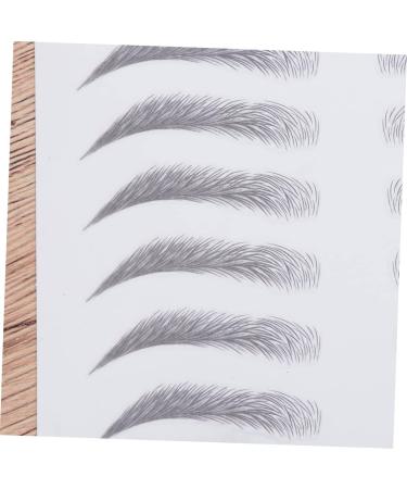 Beavorty 6 pcs 3d eyebrow stickers natural tattoo stickers eyebrows shape sticker Eyebrow Transfer Stickers - Buy Online on GoSupps.com