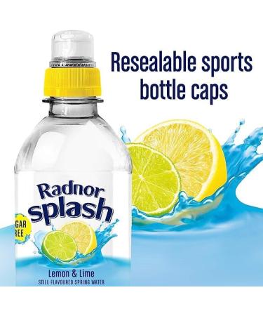 Radnor Splash Lemon & Lime Still Flavoured Spring Water | Sugar Free | Refreshing | Natural Taste | 12 x500ml Lemon 500 ml (Pack of 12) - Buy Online on GoSupps.com
