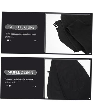 FRCOLOR Barber Apron Work Dress Barber Supplies Hairdresser Apron Barber Accessories Salon Aprons for Hair Stylist Hair Stylist Vest Barber Vest for Men Work Clothes Double Back Polyester - Buy Online on GoSupps.com