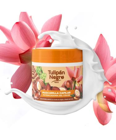 TULIPAN NEGRO Black Tulip Color Stimulating Mask with Argan Oil and Color Fixative 400 ml