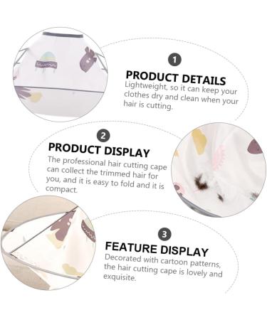 NOLITOY Children's Barber Cloth Bibs - Hair Cutting Capes & Gadgets for Kids - Salon Apron Hair Catcher - Buy Online on GoSupps.com