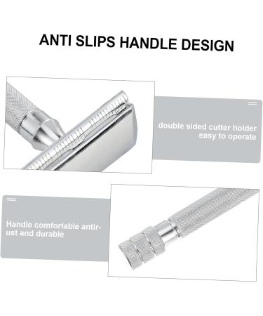 Minkissy Manual Razor for Men - Adjustable Double Blade Safety Shaving - Zinc Alloy Single Pack - Buy Online on GoSupps.com