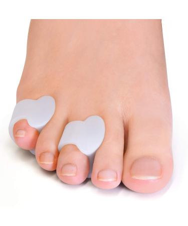 Welnove Gel Toe Separator, Pinky Toe Spacers, Little Toe Cushions for Preventing Rubbing & Relieve Pressure (Pack of 12)