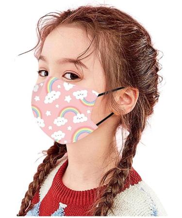 5PC Kids Face_Mask Washable Colorful Printed Cotton Cloth_Masks for Kids Boys Girls Reuseable Childrens_Masks Face Protection - Buy Online on GoSupps.com