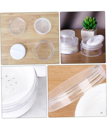 Didiseaon 6 Pcs Portable Cosmetic Bottle Powder Box Loose Make up Jar Clear Powder Case Travel Pack Bottled - Buy Online on GoSupps.com