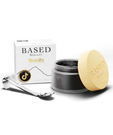 Based Shilajit | Pure Shilajit Resin with Max Potency, Energy & Immune Support for Men and Women | Rich in Fulvic Acid and 85+ Trace Minerals, 60 Servings