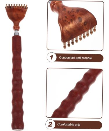 Minkissy 2pcs Wooden Claw Neck Massagers & Facial Scraper | Portable Stretch Tickle Tools for Body & Back International Shipping Available - Buy Online on GoSupps.com