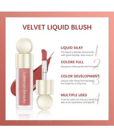 Erinde Soft Pinch Dewy Liquid Cream Blush - Long-lasting, Buildable and Moisturizing Face Blush Stick for Cheek 04# - 1 Count - Buy Online on GoSupps.com