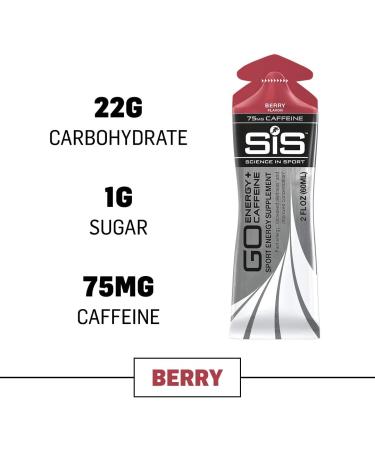 SCIENCE IN SPORT Energy Caffeine Gels  22g Fast Acting Carbohydrates  Performance & Endurance Sport Energy Gels with 75mg of Caffeine  Berry - 2 oz - 30 Pack - Buy Online on GoSupps.com