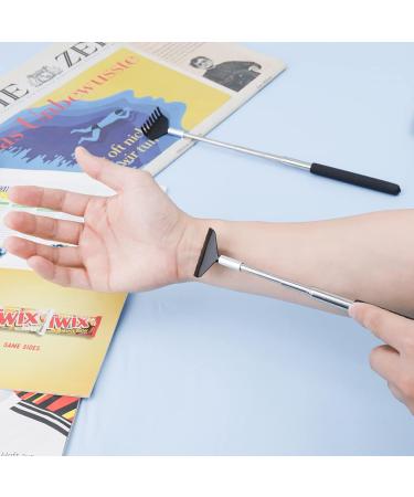 Vocibo Back Scratcher Set - 2 Stainless Steel Back Scratchers for Head & Body Massage - Pull-Out Design (Black) | International Shipping - Buy Online on GoSupps.com